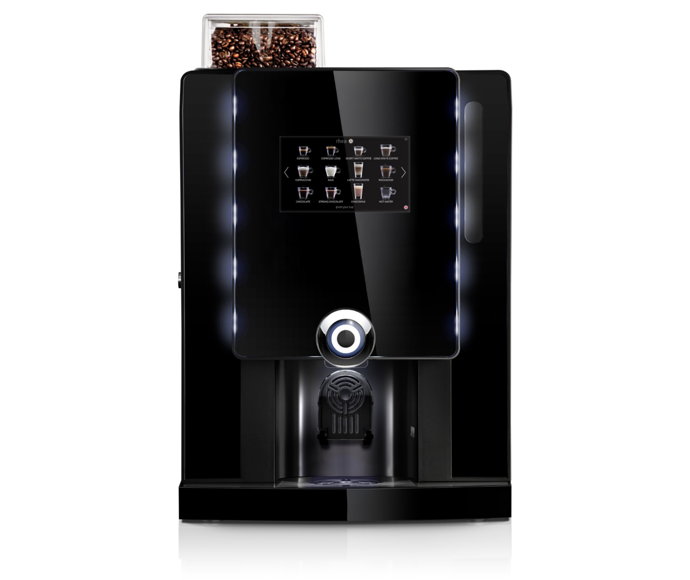 Rhea Business Line VHO with 7inch touch media screen head-on image