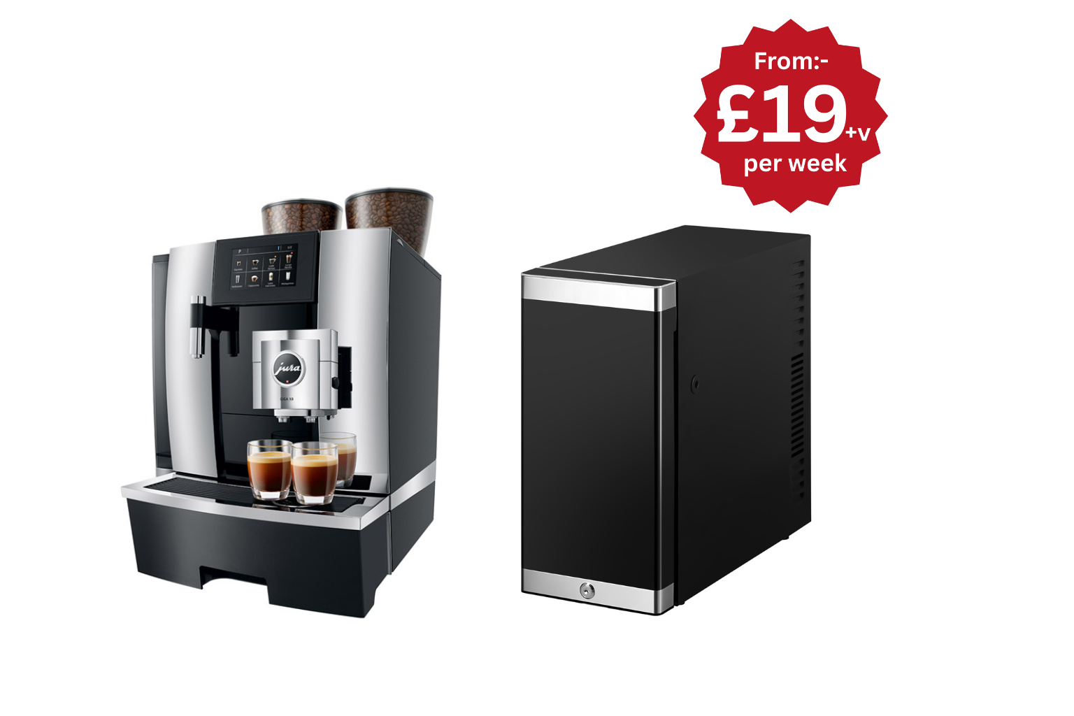 Jura Giga X8 fresh milk bean to cup coffee machine