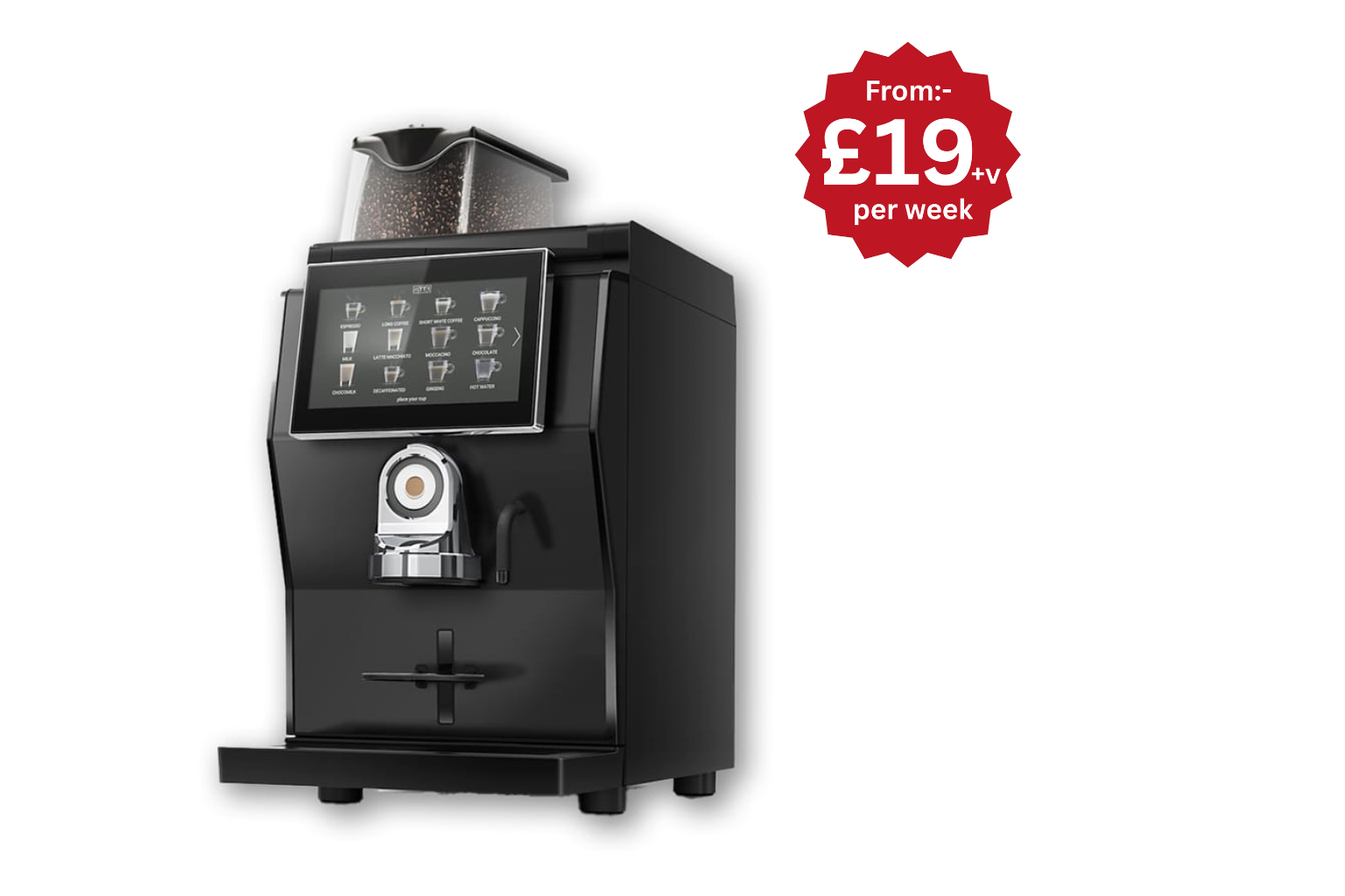 rhTT1 bean to cup coffee machine